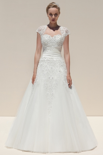 MLB7073 1 - Sofi Designs Bridal Beautiful Mark Lesley Aline strapless dress