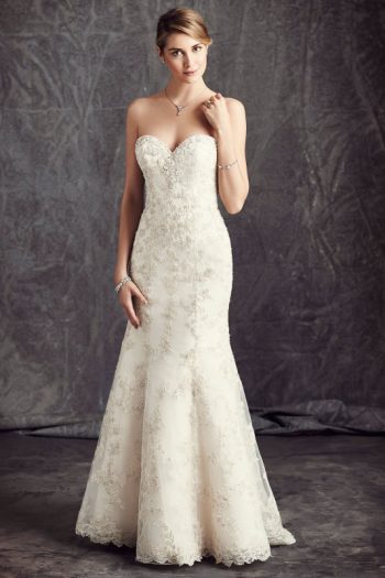 BE297 1 - Sofi Designs Bridal Beautiful Ella Rosa strapless fit & flare dress