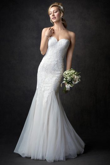 Beautiful Gallery fit and flare strapless dress