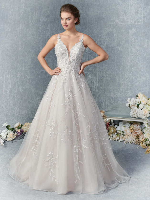 1838 - Sofi Designs Bridal Stunning Kenneth Winston Aline dress