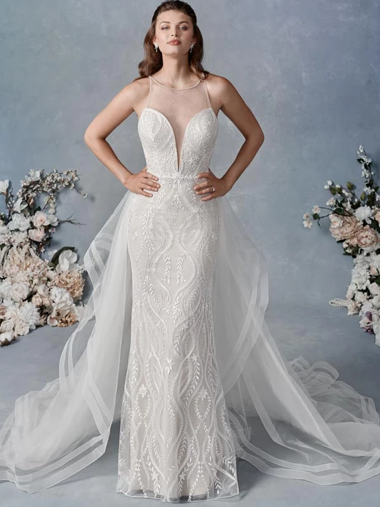 KW1858 - Sofi Designs Bridal Beautiful Kenneth Winston fit and flare dress