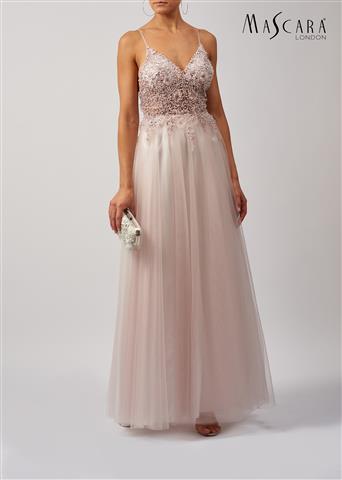 Beautiful Mascara floor length A line dress