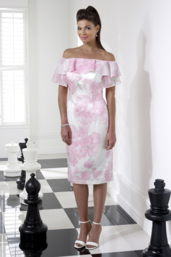 Stunning knee length dress by Veromia Occasions.