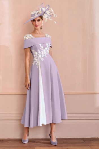 John Charles 66625 Lavender/Ivory